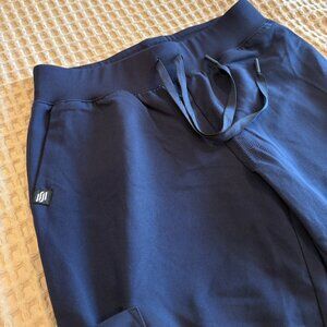JAANUU - Women's Silex Knit-Waist Scrub Joggers - W20003 - NAVY - XS TALL